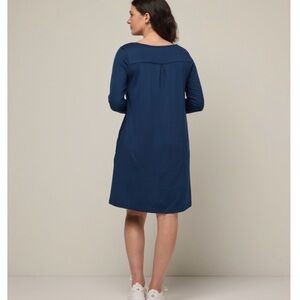 Woodand Rowena dress | small | wool& | navy